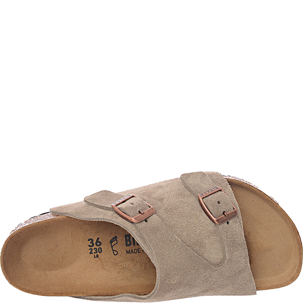 Birkenstock Women's Zurich Suede Buckle Slide Sandals