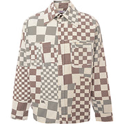 Erl Mens Woven Canvas Jacket in Multicoloured