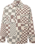 Erl Mens Woven Canvas Jacket in Multicoloured