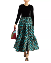 Womens La Double J Occasion Dress In Green Multi
