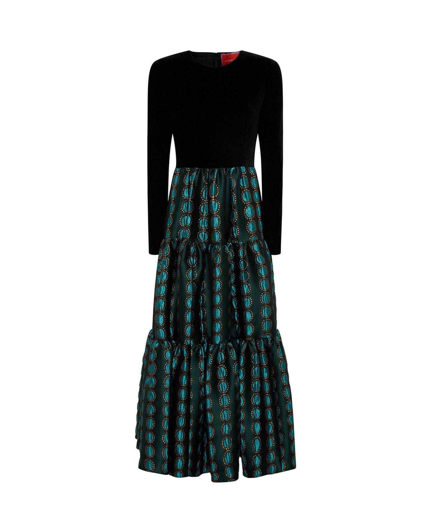 Womens La Double J Occasion Dress In Green Multi