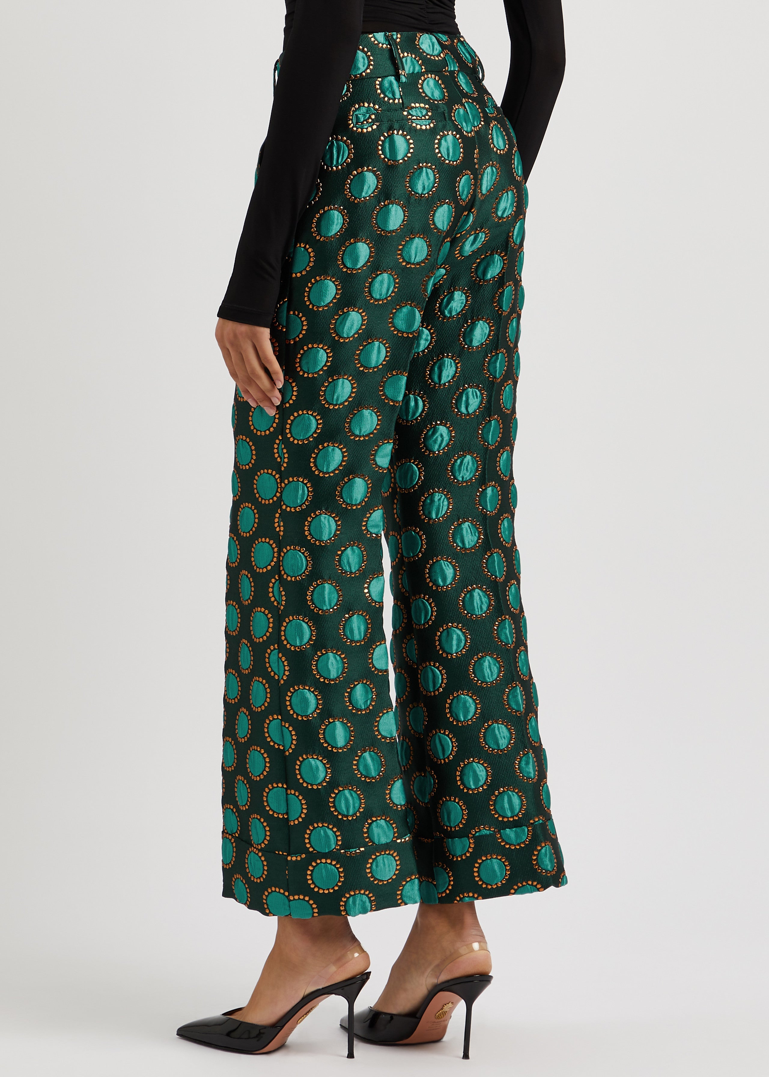 Womens La Double J Wide Leg Trousers