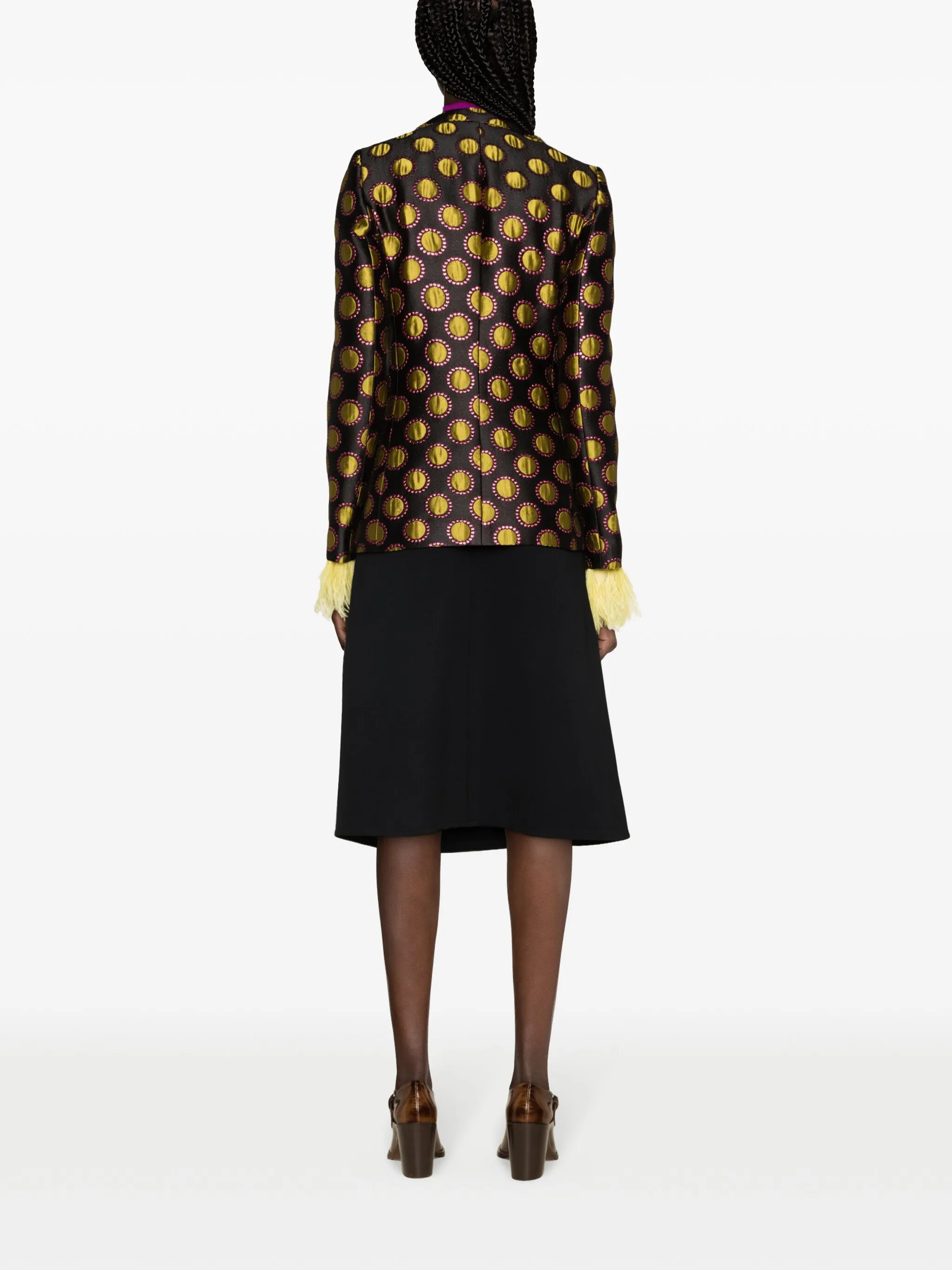 Womens La Double J Tailored Jacket In Black Multi