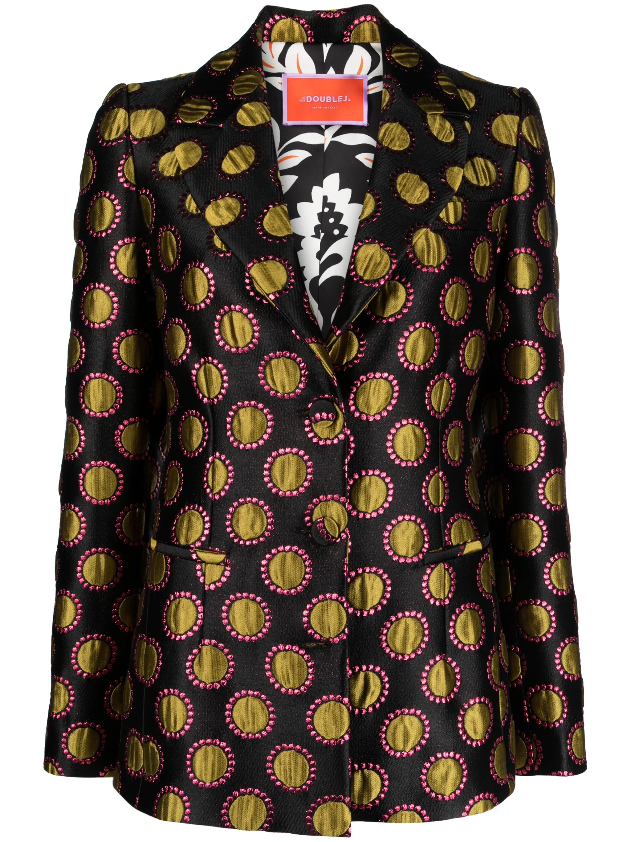Womens La Double J Tailored Jacket In Black Multi