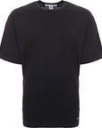 Comme Shirt Mens Cdg Front Logo Short Sleeve T Shirt in Black