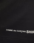 Comme Shirt Mens Cdg Front Logo Short Sleeve T Shirt in Black