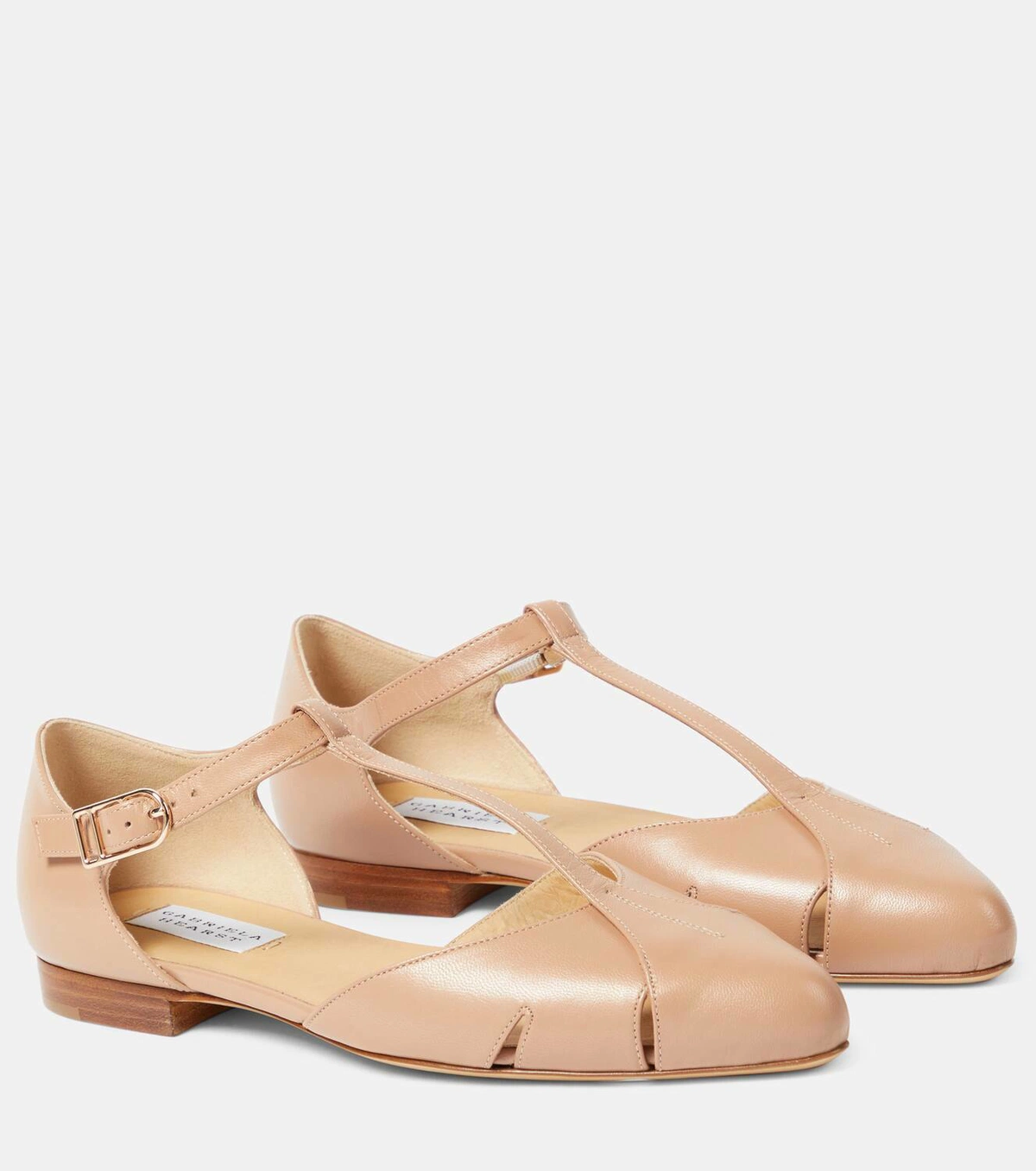 Womens Gabriela Hearst Ballet Flats In Camel