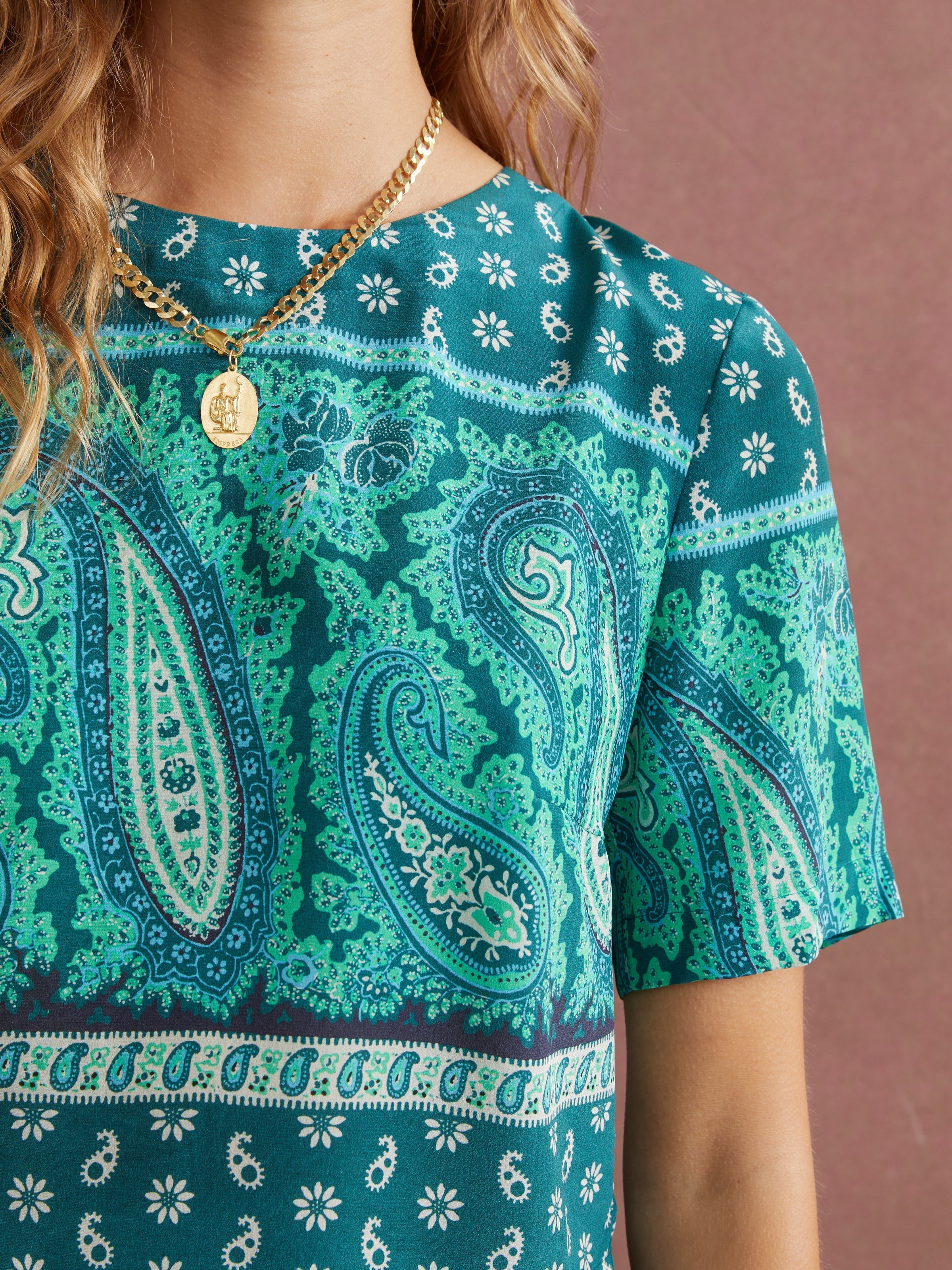 Womens Boteh Days Tops In Elba Trailored Tee