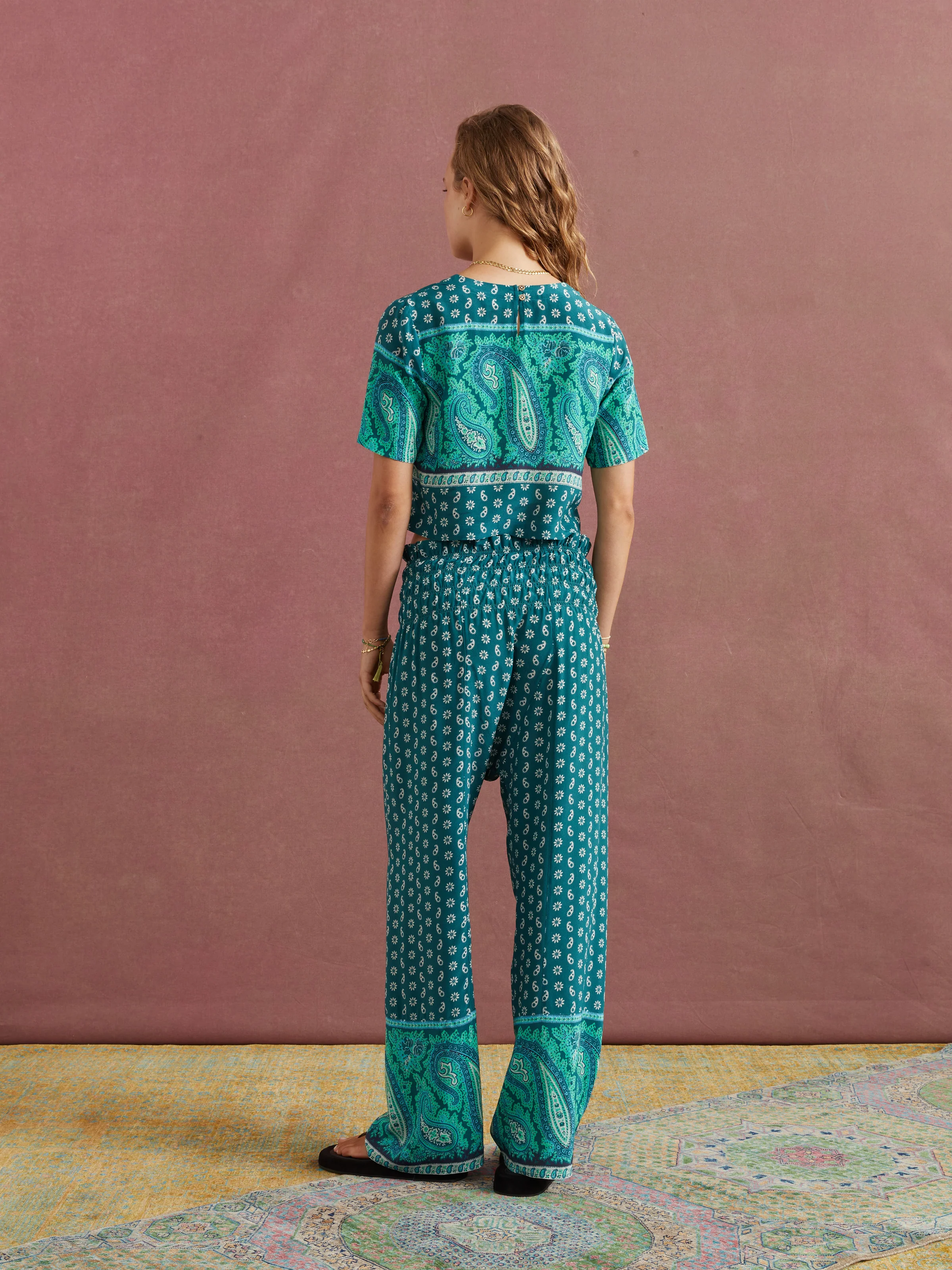 Womens Boteh Days Tops In Elba Trailored Tee