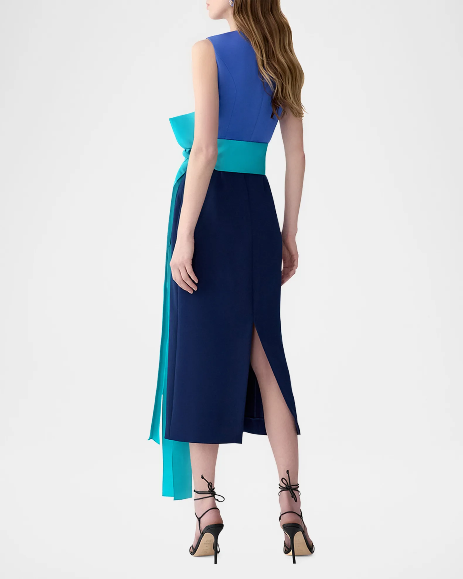 Womens Carolina Herrera Occasion Dress In Blue Multi