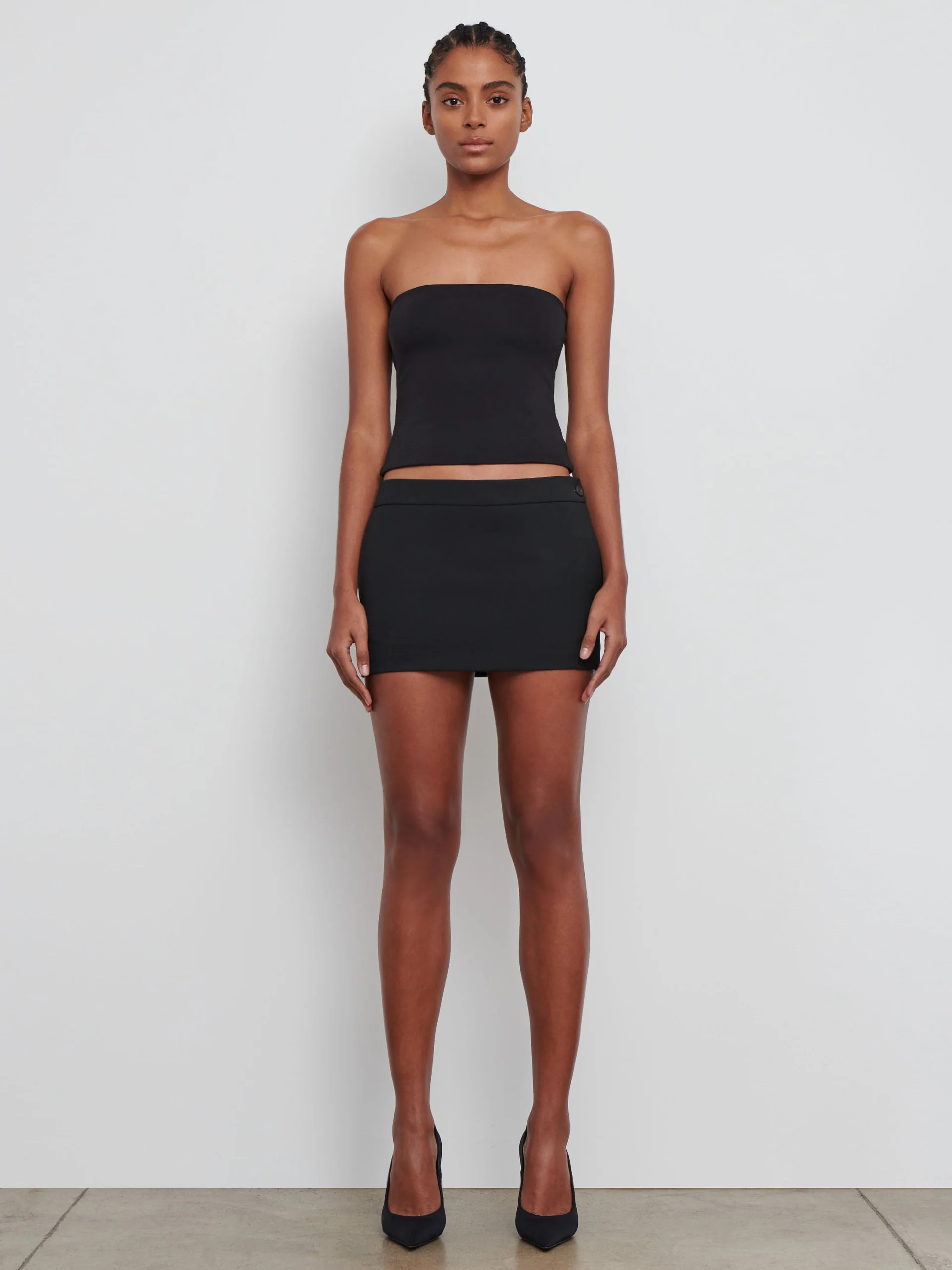Womens Wardrobe.Nyc Short Skirts In Black