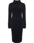 Emilia Wickstead Womens Zinny Cashfeel Pure Wool Collared Ls Midi Dress