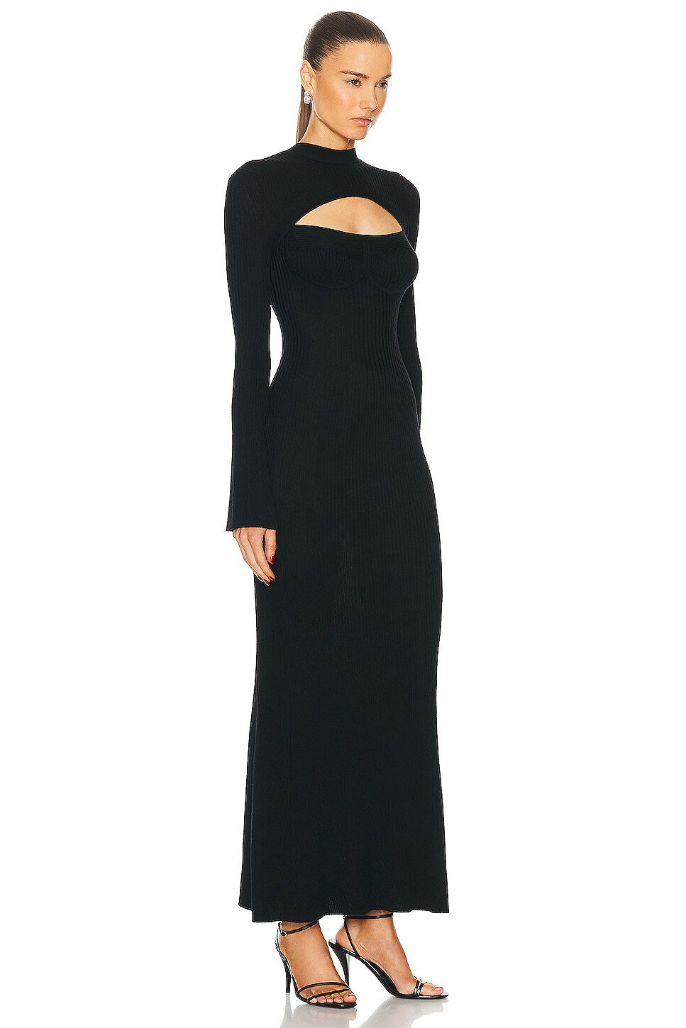 Womens Gabriela Hearst Knitted Dresses In Black