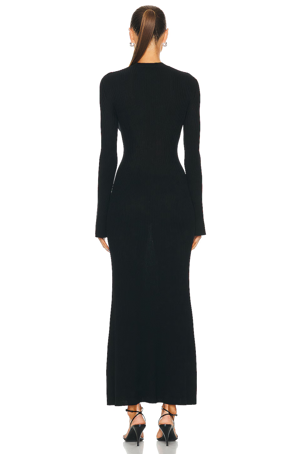 Womens Gabriela Hearst Knitted Dresses In Black