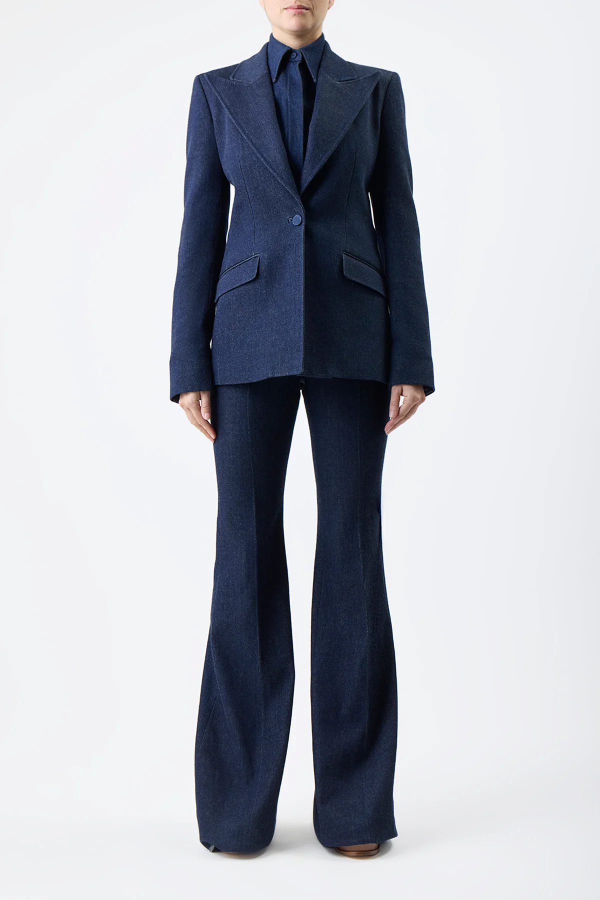Womens Gabriela Hearst Tailored Jackets In Navy