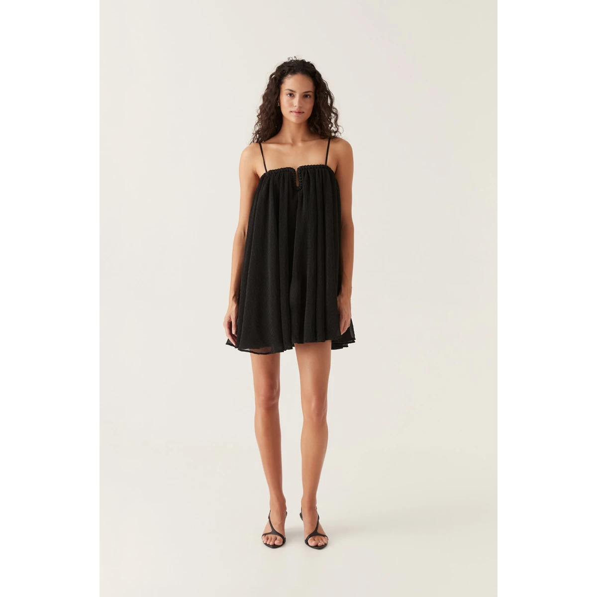 Womens Aje Short Day Dresses In Black