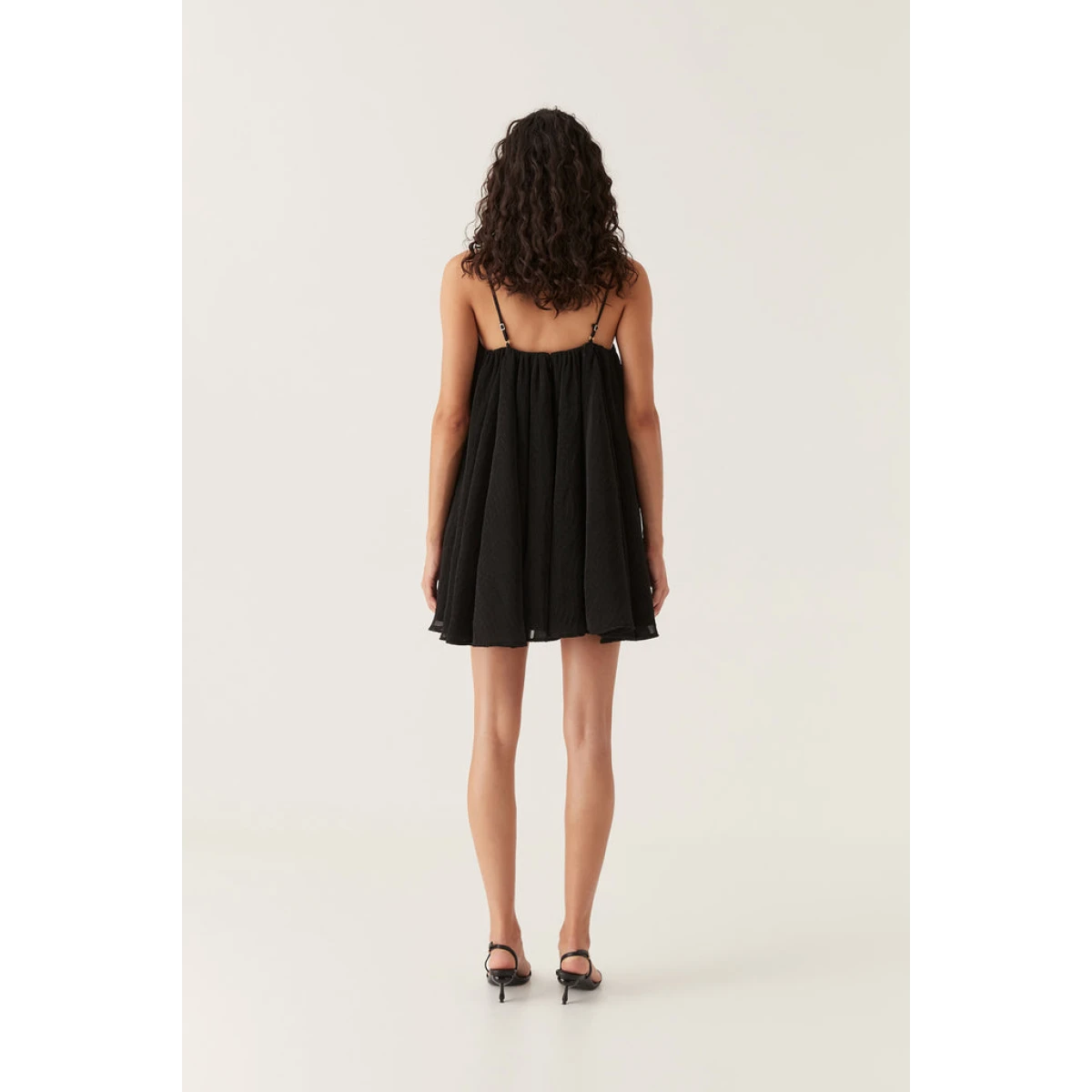 Womens Aje Short Day Dresses In Black