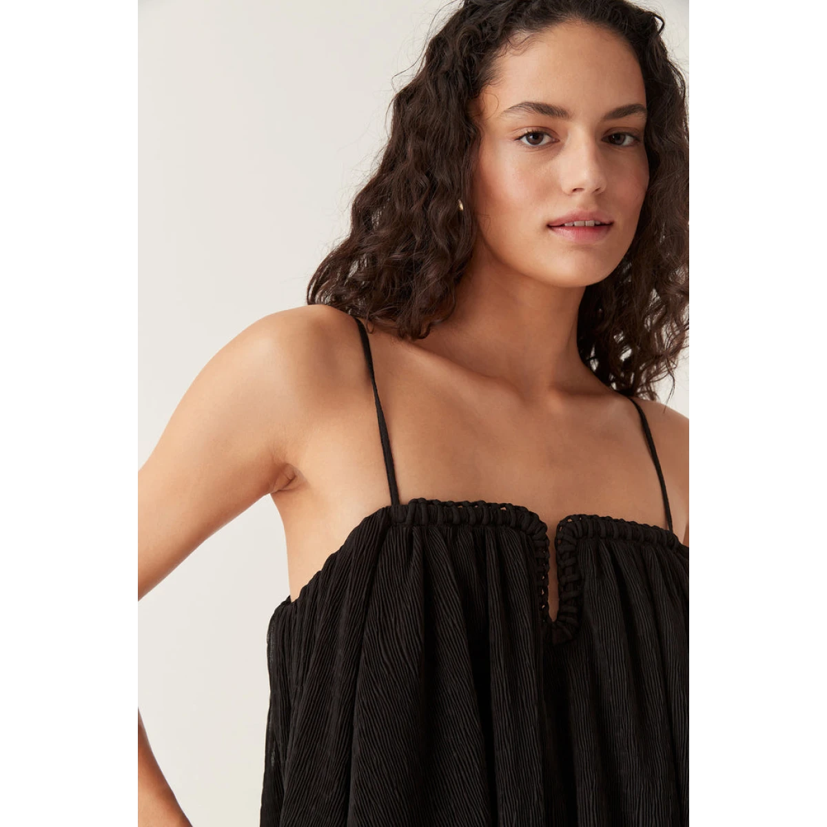 Womens Aje Short Day Dresses In Black