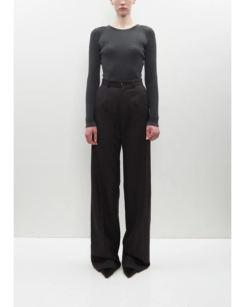 Womens Marie Adam Leenaerdt Straight Leg In Black