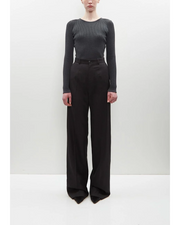 Womens Marie Adam Leenaerdt Straight Leg In Black