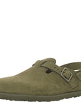 Birkenstock X 1774 Womens Tokio Suede Slingback Slip On in Khaki