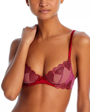 Womens Fleur Du Mal Full Cup Bras In Heart Red