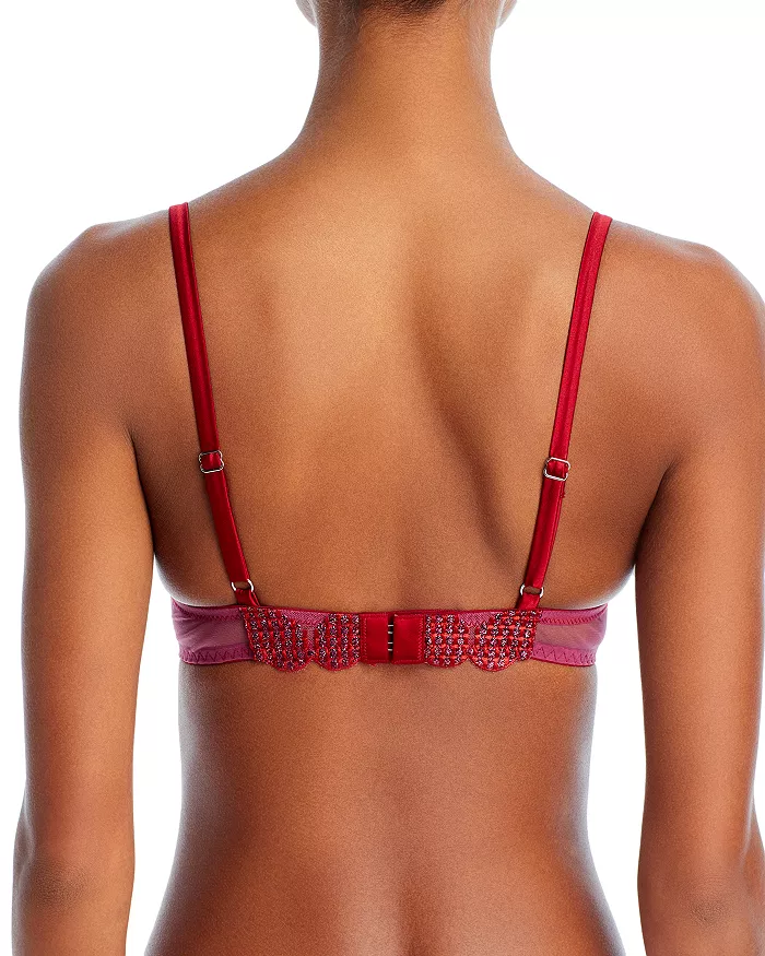 Womens Fleur Du Mal Full Cup Bras In Heart Red
