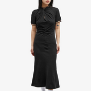 Womens Wales Bonner Long Day Dresses In Black