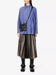 Womens Sacai Casual Shirts In Blue Multi