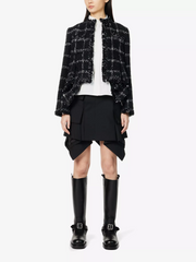 Womens Sacai Casual Jackets In Black White