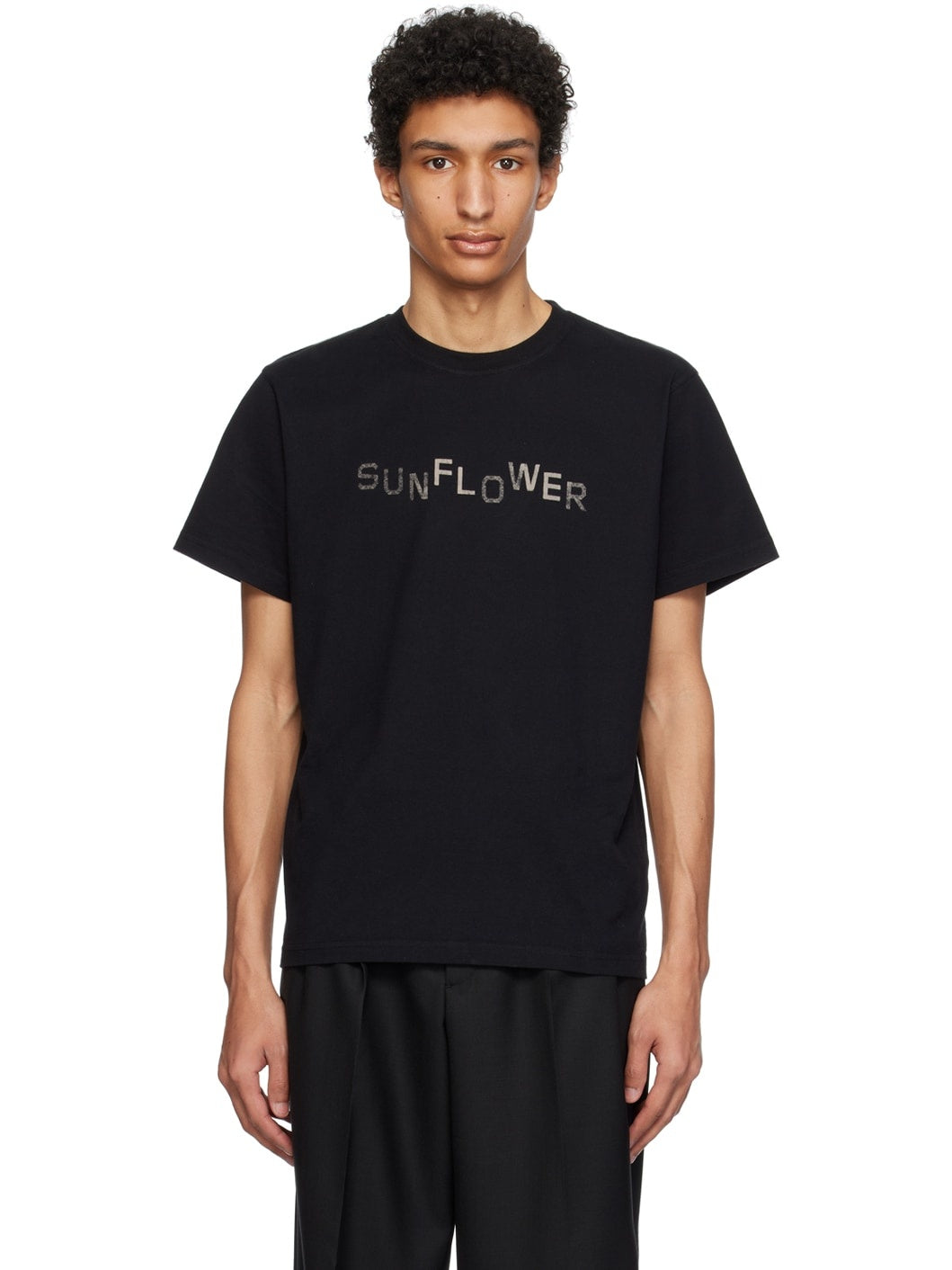 Mens Sunflower Printed T Shirt