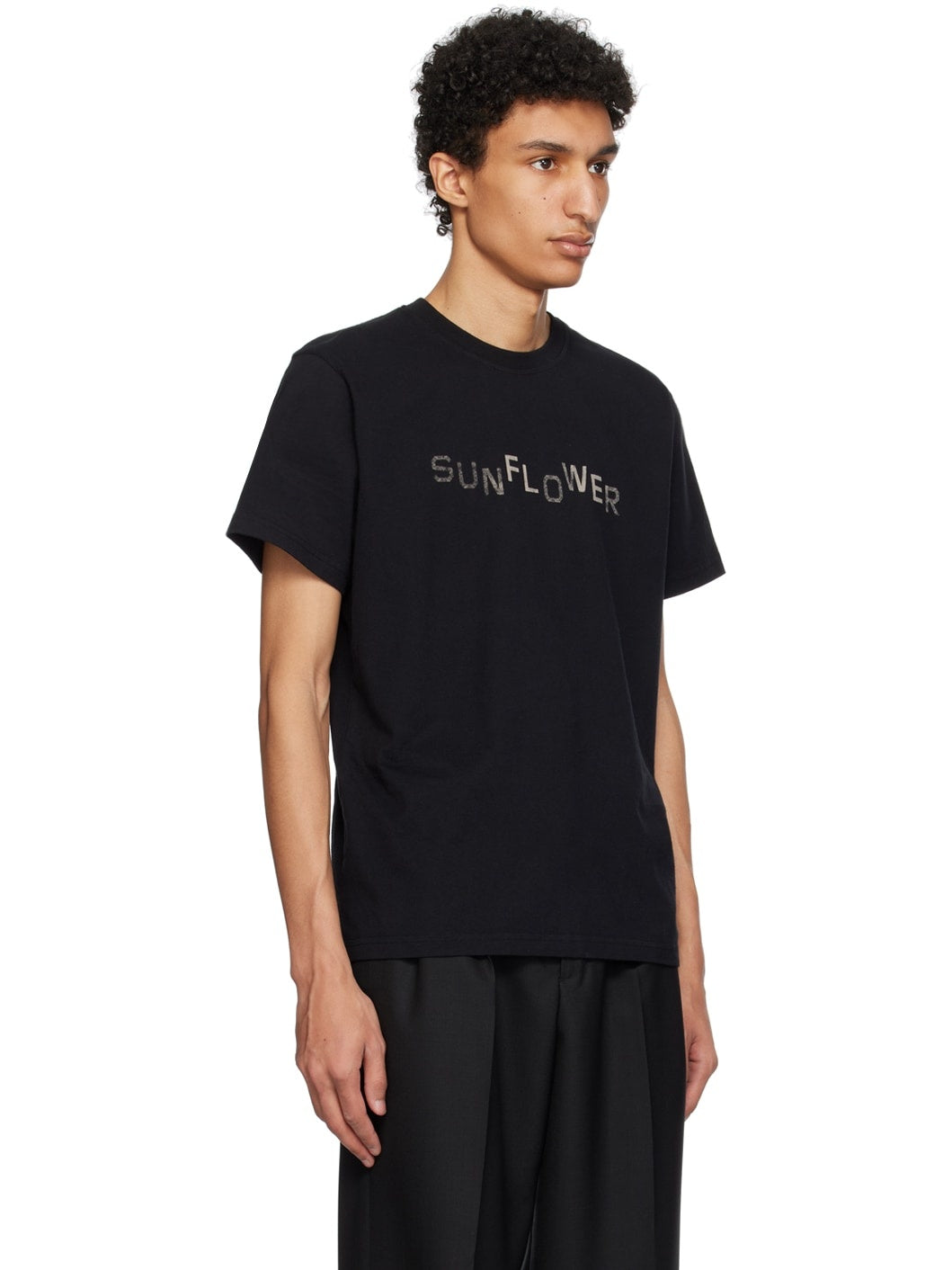 Mens Sunflower Printed T Shirt