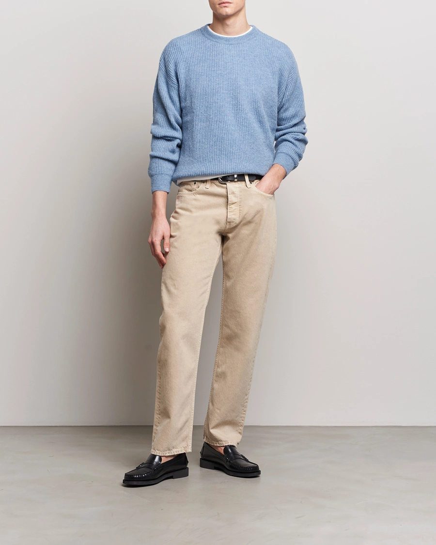 Mens Sunflower Straight Jeans In Beige