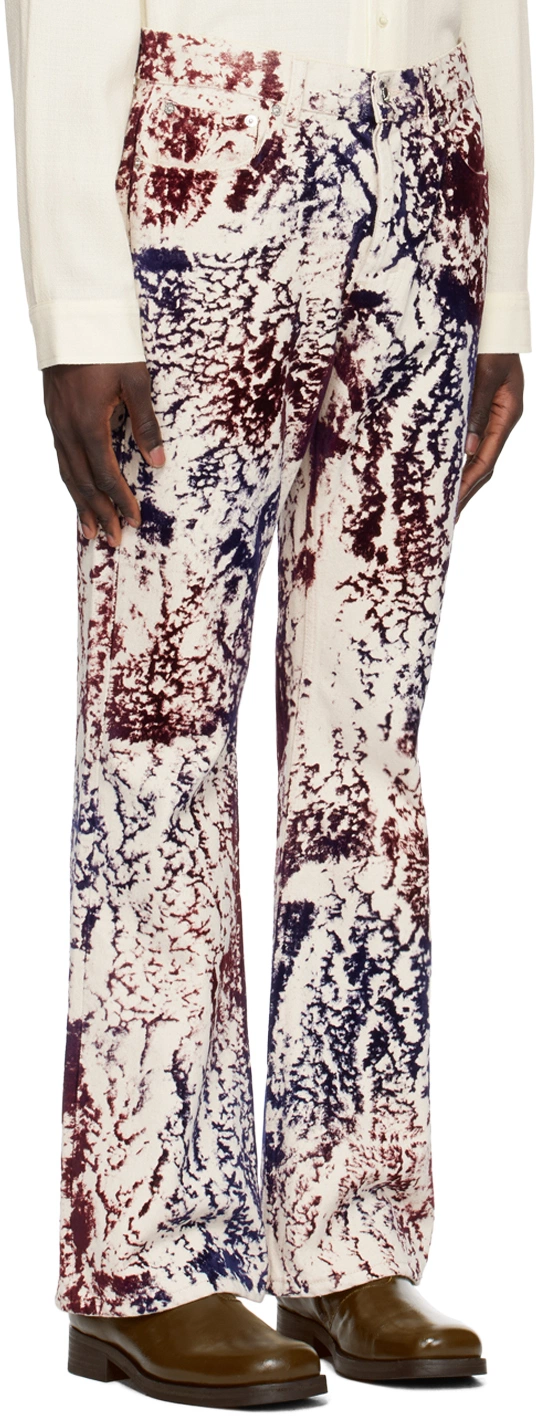 Mens Sefr Relaxed Jeans In Multi