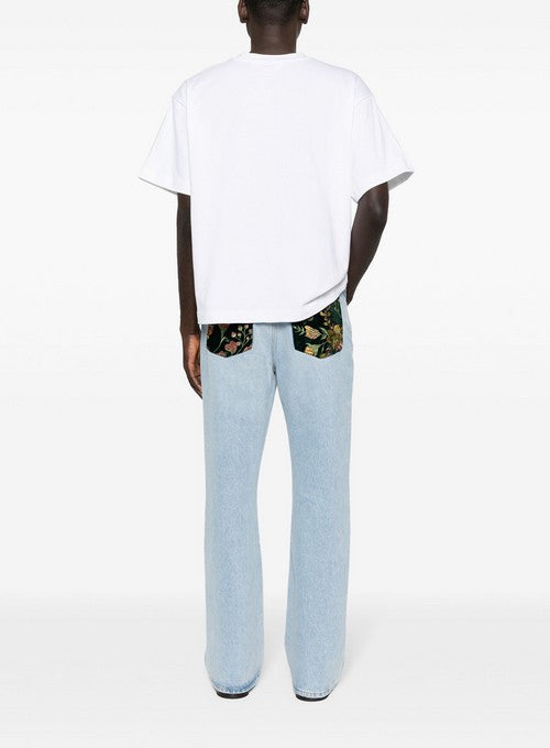 Mens Sefr Relaxed Jeans In Blue