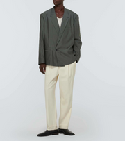 Mens Christophe Lemaire Casual Suit Jackets In Grey