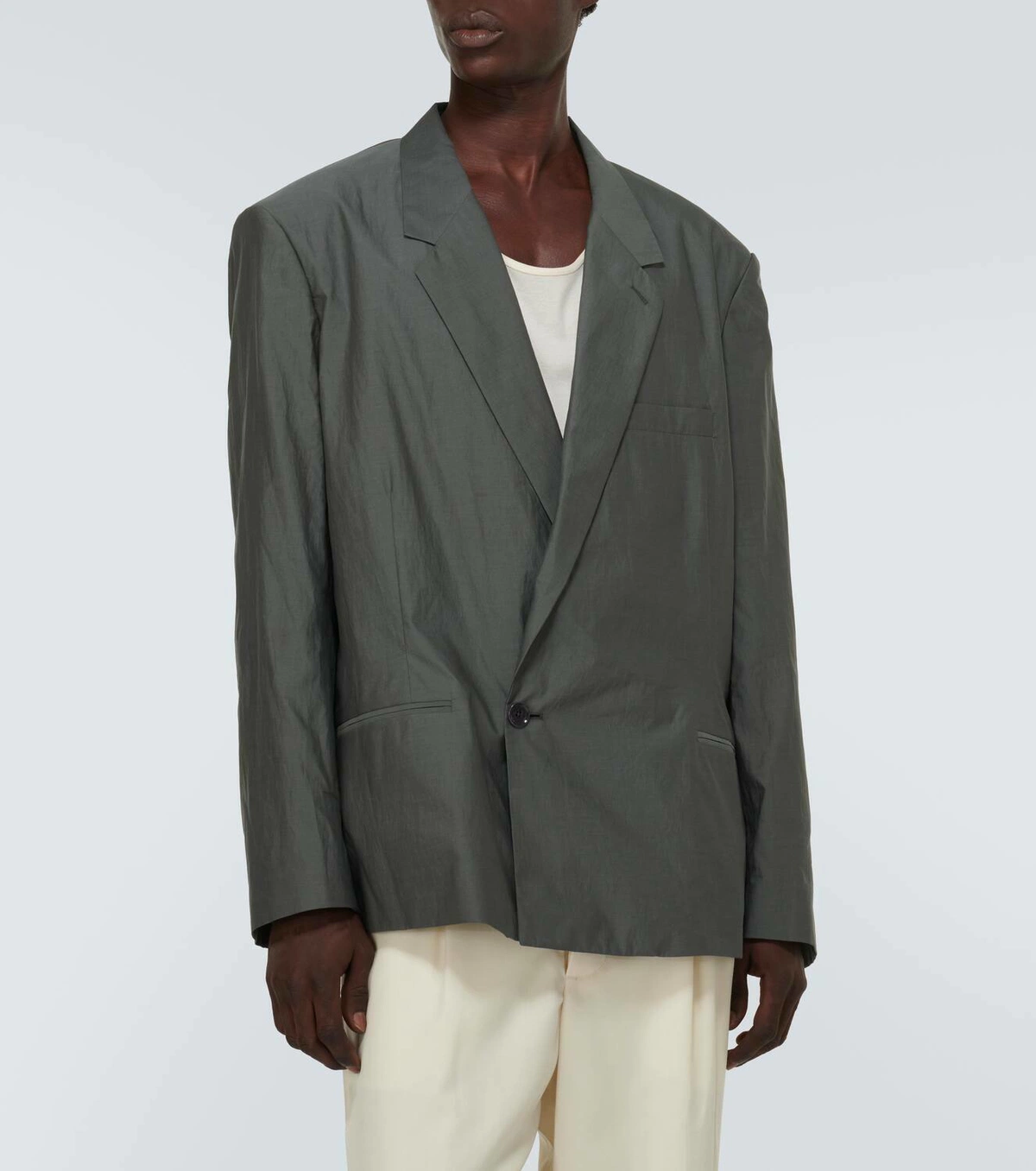 Mens Christophe Lemaire Casual Suit Jackets In Grey