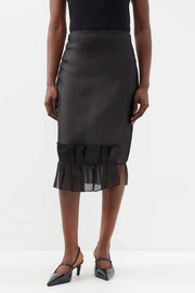 Womens Bite Studio Midi Skirts In Black