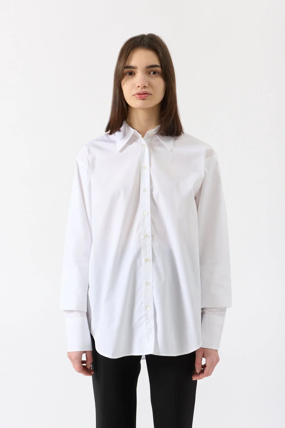 Womens Bite Studio Casual Shirts In White