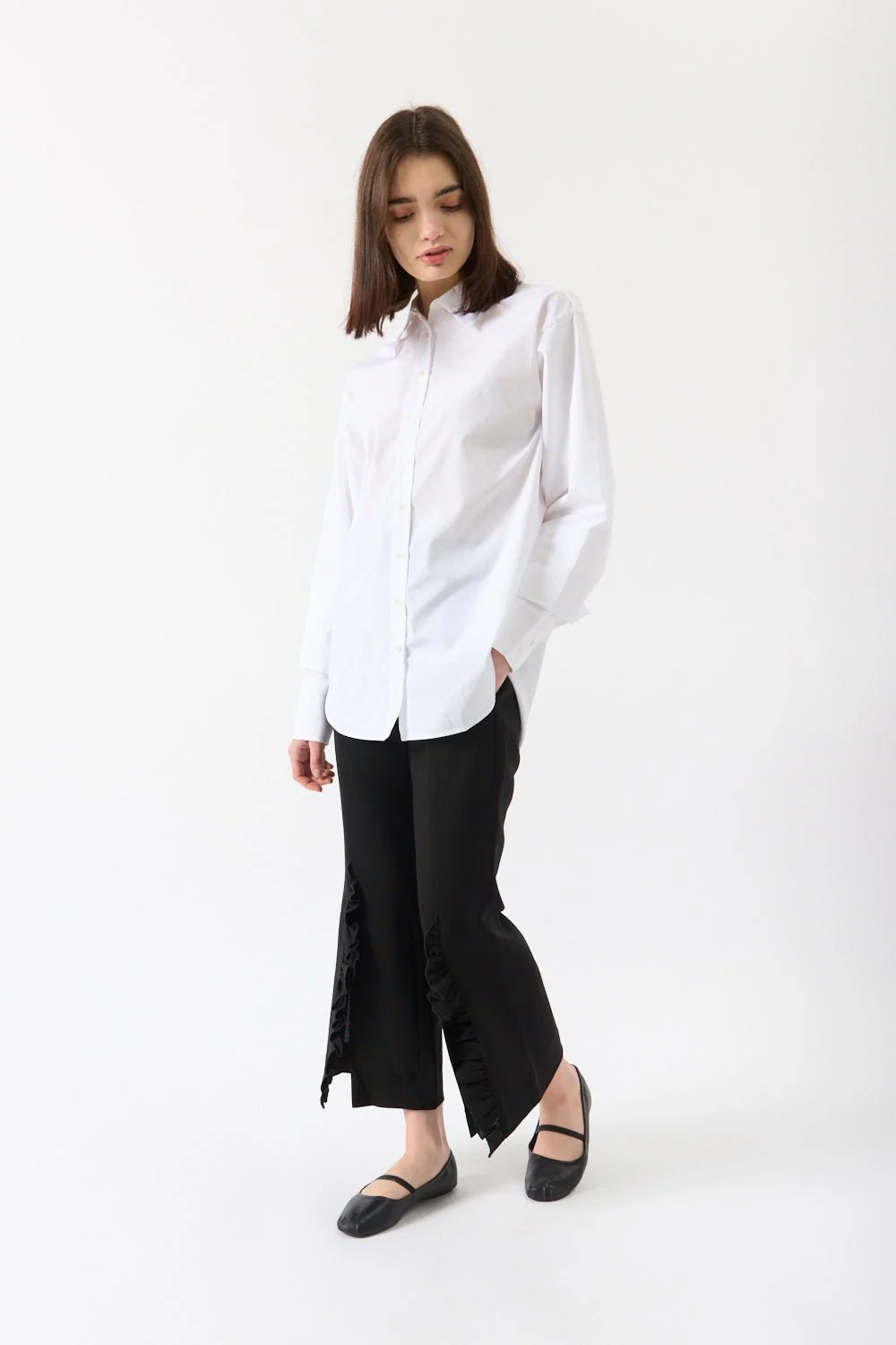 Womens Bite Studio Casual Shirts In White