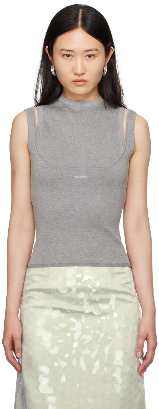 Womens 16 Arlington Knitted Tops In Grey