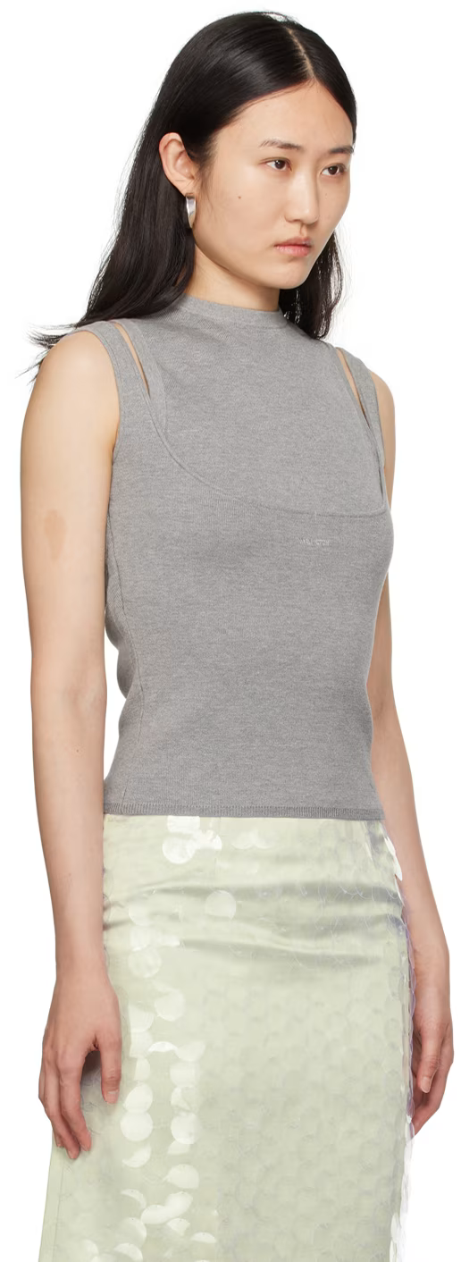 Womens 16 Arlington Knitted Tops In Grey
