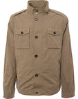 Moorer Mens Baraldin Twin Flap Pocket Button Down Blouson Jacket in Green