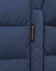 Moorer Mens Calaf-S3 Quilted Padded Zip Up Gilet in Blue