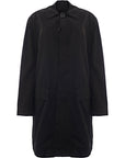 Rick Owens Drkshdw Mens Cotton Twill Mac in Black