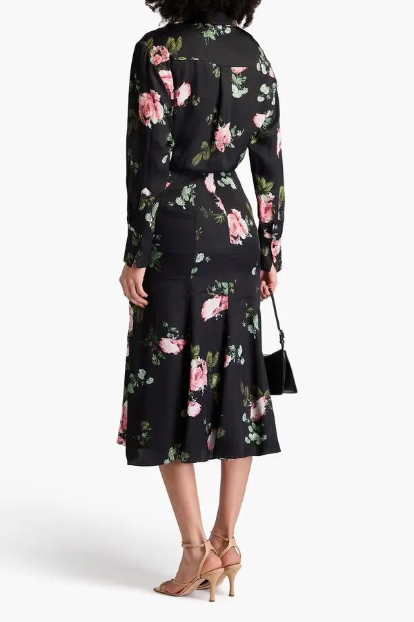 Womens Erdem Long Skirts In Black Multi