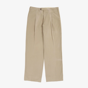 Mens Saman Amel Tailored Trousers In Beige