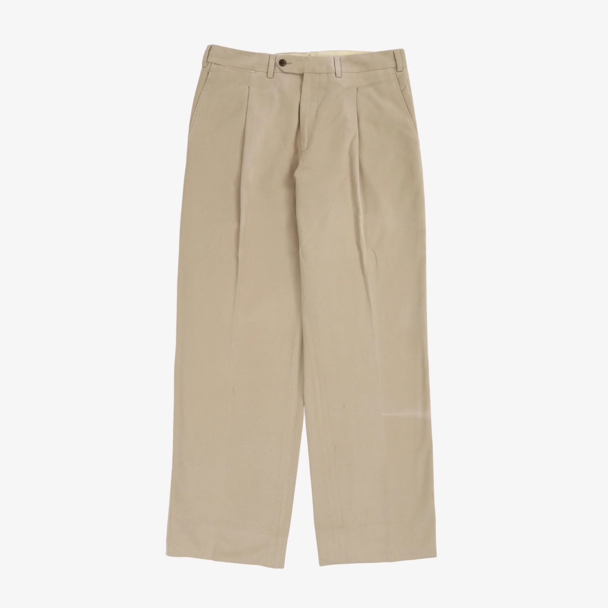 Mens Saman Amel Tailored Trousers In Beige