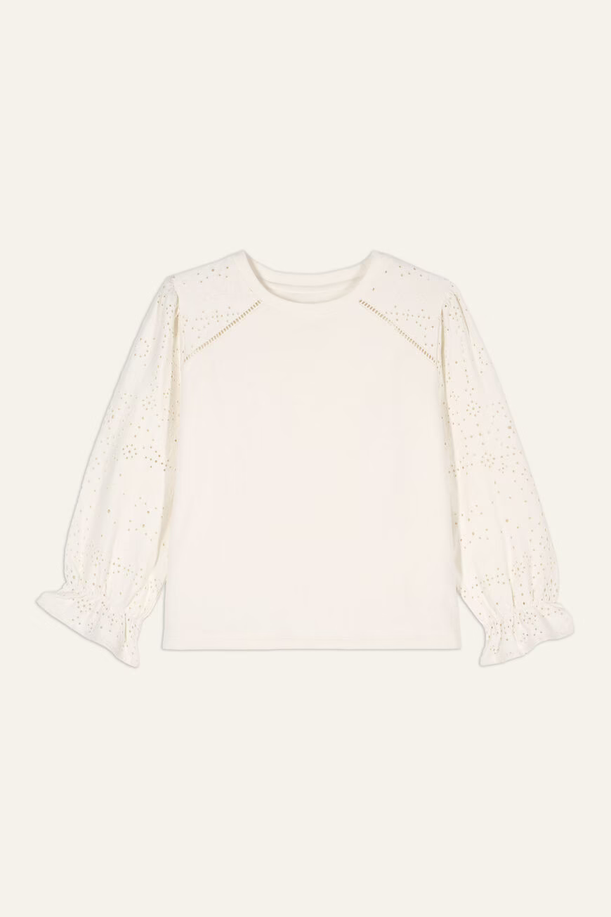 Womens Bash Light Crew Necks In Ecru