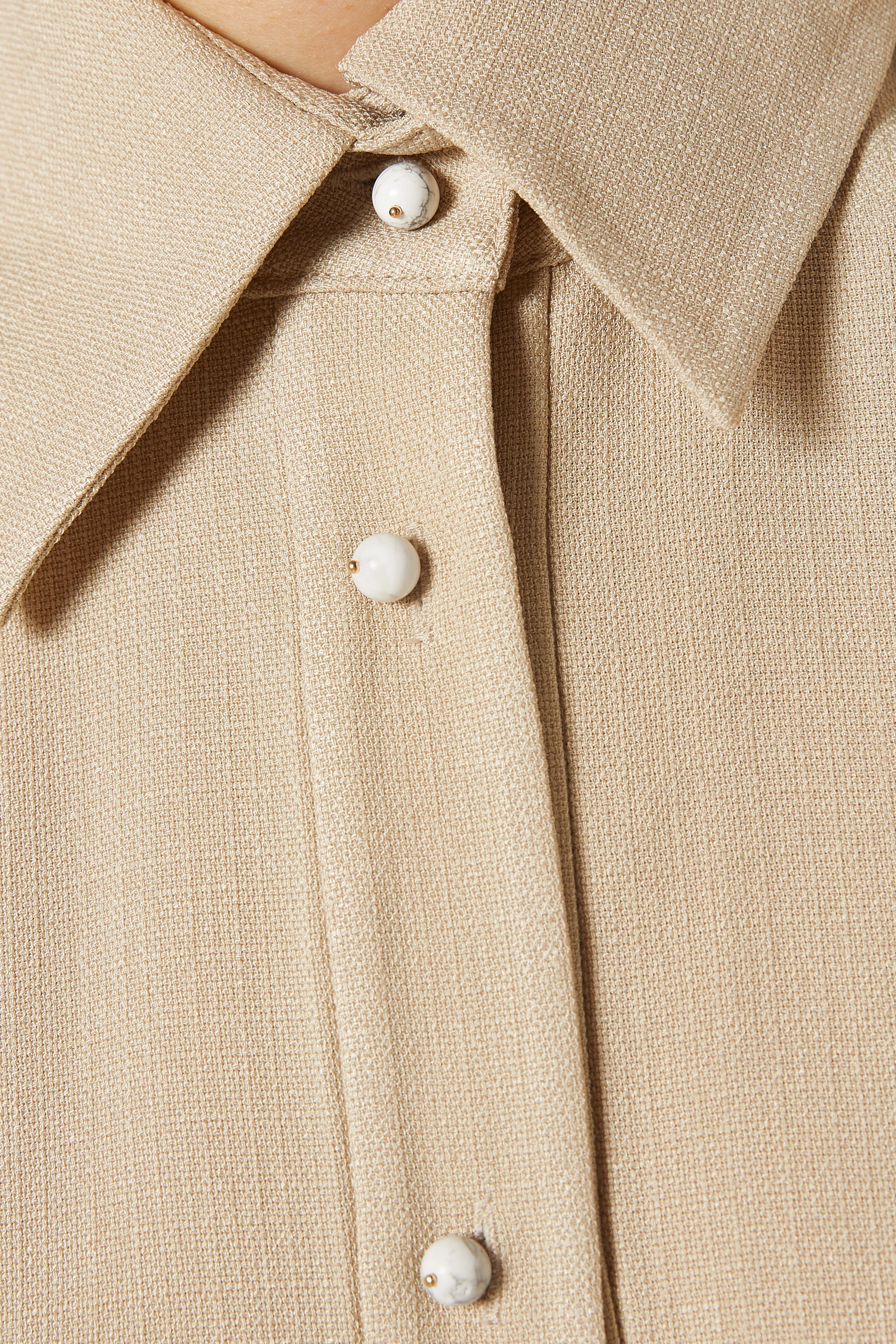 Womens Clea Blouses In Beige